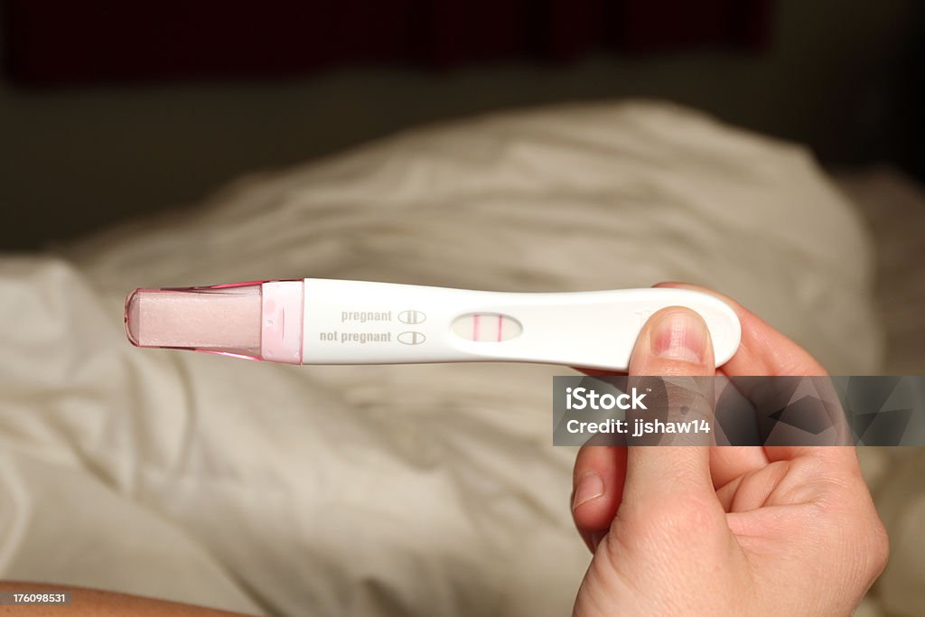Test di gravidanza - Foto stock royalty-free di Attesa