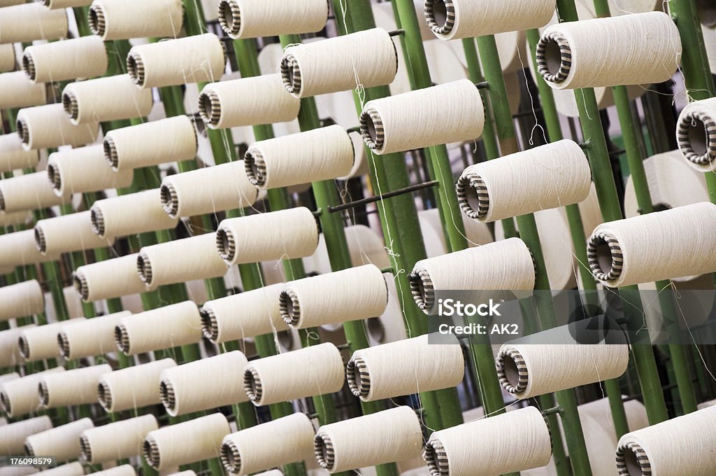 Indústria têxtil - Foto de stock de Algodão - Malvaceae royalty-free