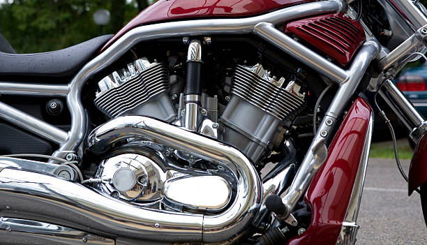 Motorcycle Detail stock photo