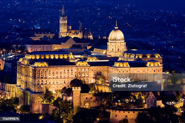 Der Königliche Palast Budapest Stockfoto und mehr Bilder von Architektur - Architektur, Beleuchtet, Budapest