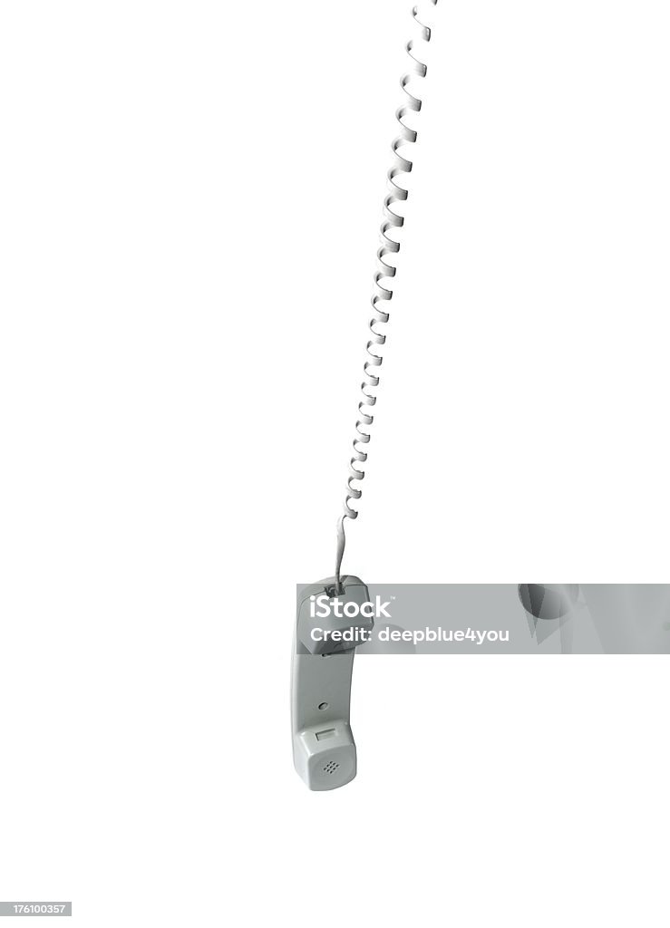 hanging teléfono, aislado - Foto de stock de Acorde libre de derechos