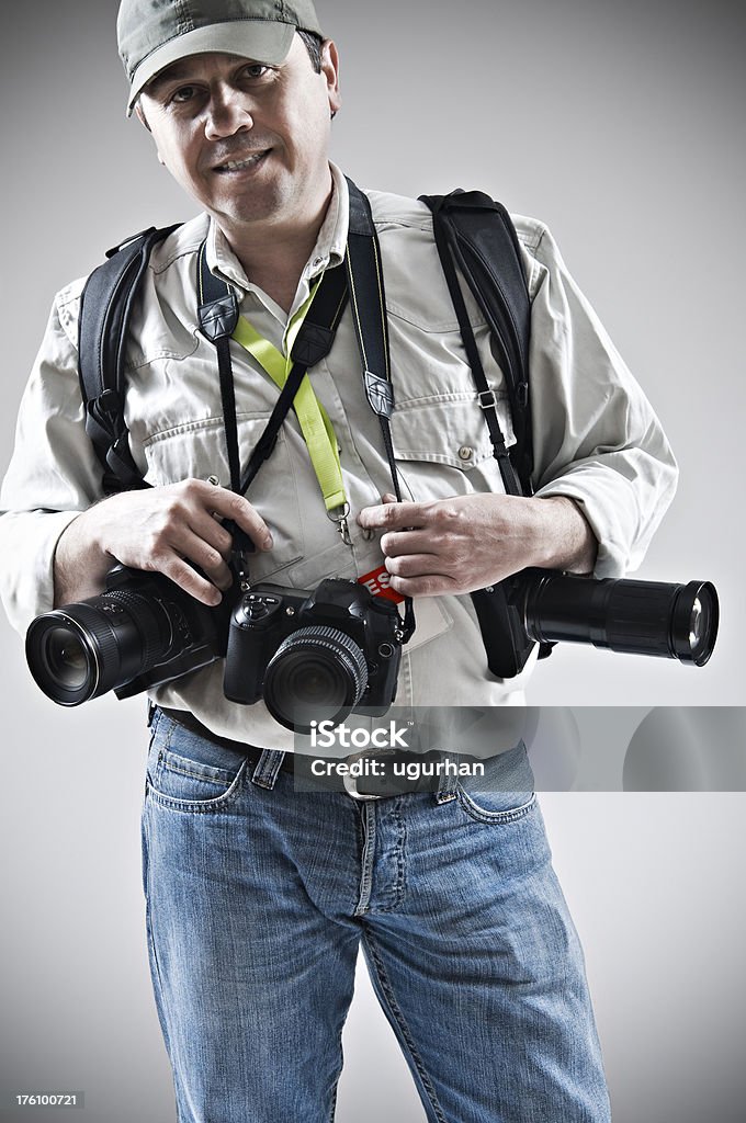 Il fotografo - Foto stock royalty-free di 30-34 anni