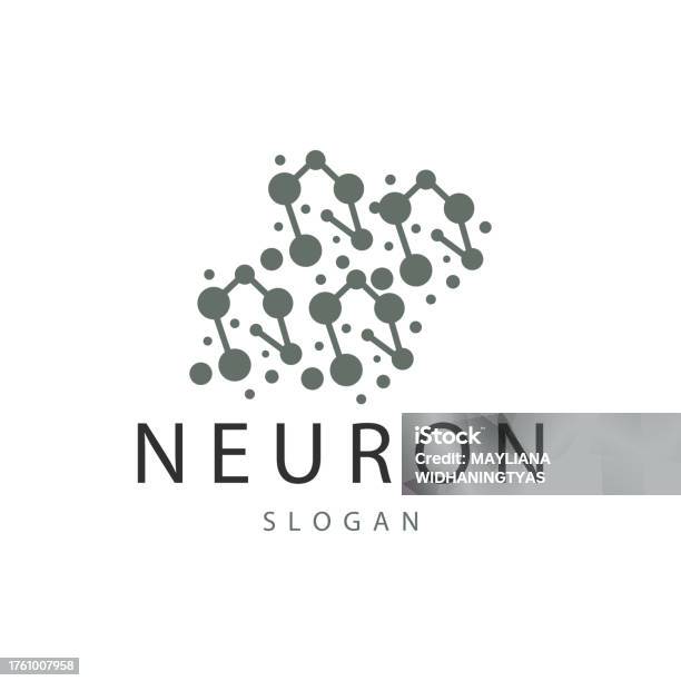 Neuron Logo Neuron Nerve Or Seaweed Vector Abstract Molecule Design ...