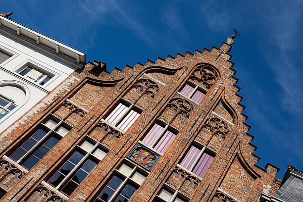 istock Gabled Architecture in Bruges Belgium 176100834