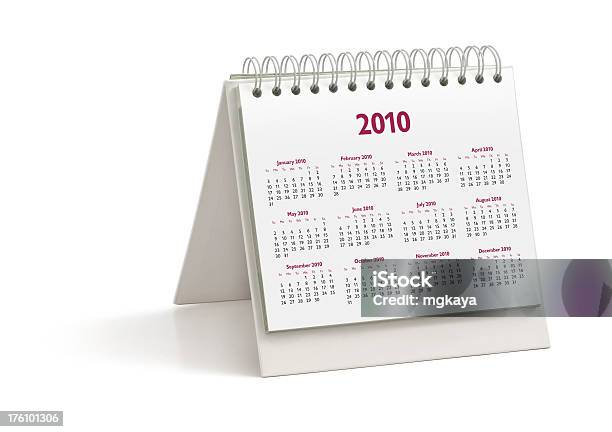 Desktop Calendar Year 2010 Stock Photo - Download Image Now - 2010, Calendar, Calendar Date