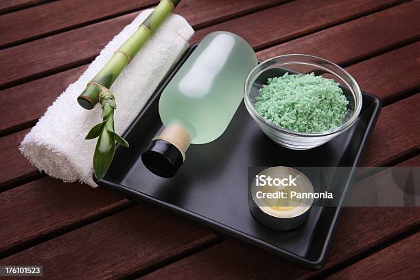 Spa Accessories Stock Photo - Download Image Now - Aromatherapy, Bamboo - Material, Bamboo - Plant