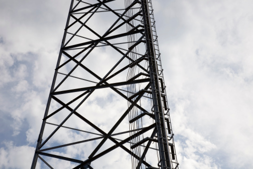 The geometry of the structure of a communications tower.Please click to see my Communications lightbox