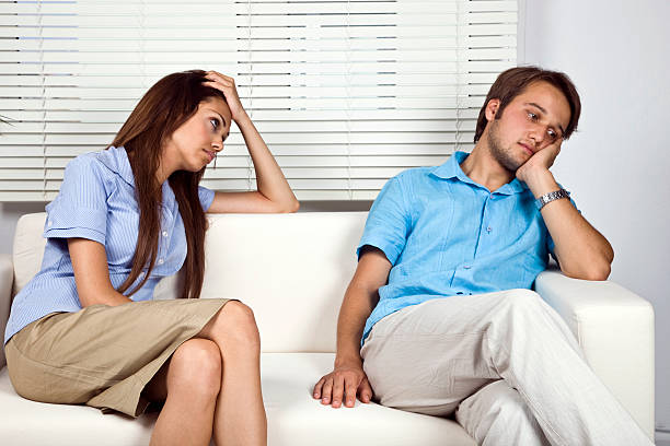 relationship difficulties stock photo