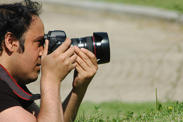 istock photo shootting on green grass 176102391