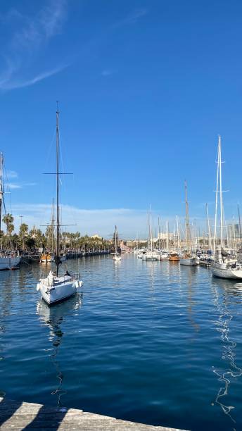 istock a yacht dock in Barcelona 1761025610