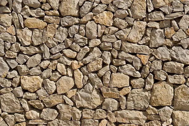 Typical mediterranean stone wall. Excellent as a background.