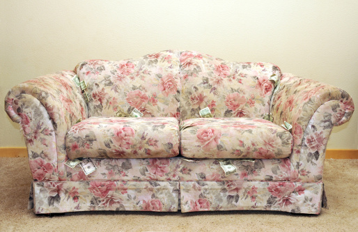 sofa cushions comfort long chair interior decoration image
