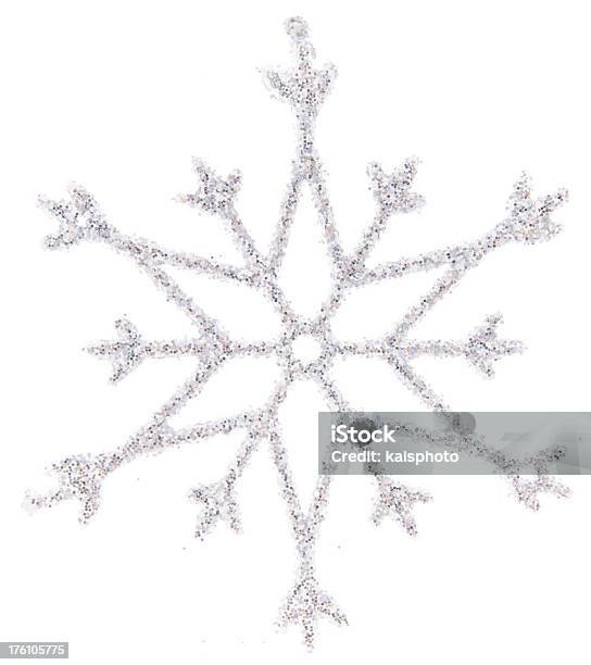 Christmas Snowflake Stock Photo - Download Image Now - Christmas, Silver Colored, Star Shape