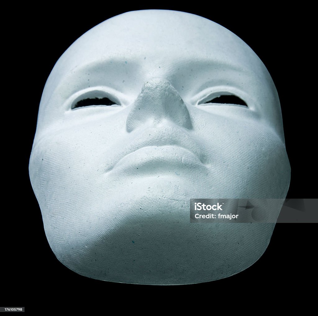 Expressionless Maske - Lizenzfrei Einzelner Gegenstand Stock-Foto
