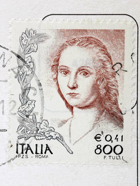 istock Italian stamp with Raphael painting 176105812