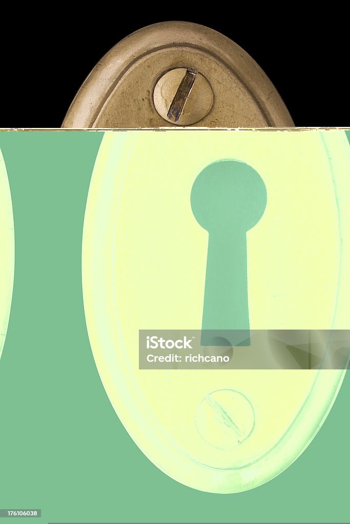 Buco della serratura - Foto stock royalty-free di Buco della serratura