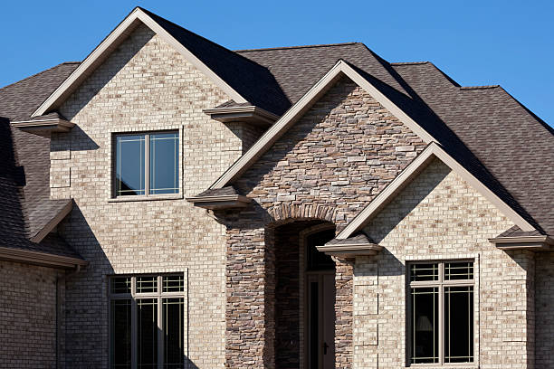 istock Stunning Home With Brick and Stone Facade 176106122