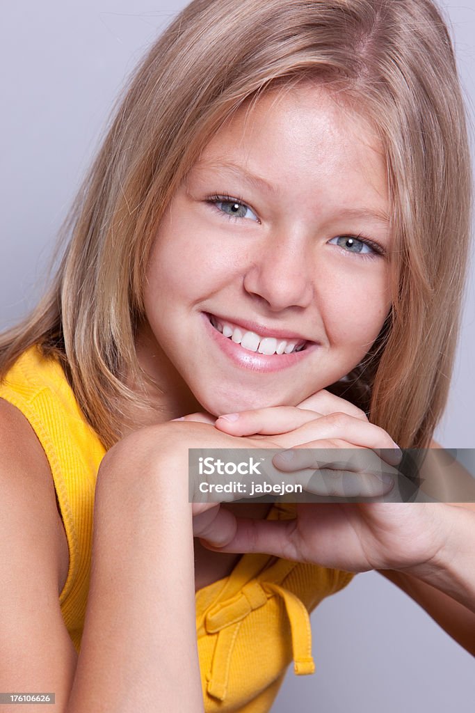 Head Shot A head shot of a blond caucasian. Please view these along with all images of this Adolescence Stock Photo