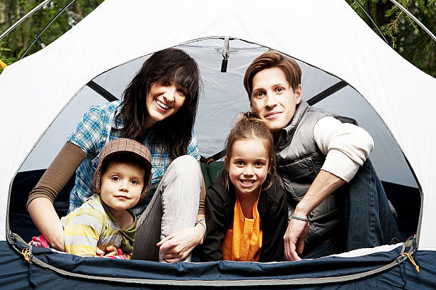 istock Happy Family Camping 176106676