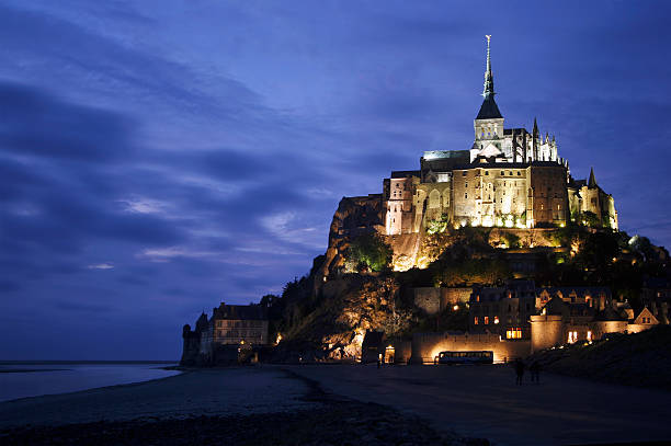 istock Blue hour  at le Mont saint Michel 176108204