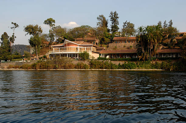 Lake Kivu at Kibuye - Rwanda stock photo
