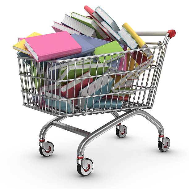 istock books in shopping cart 176108349