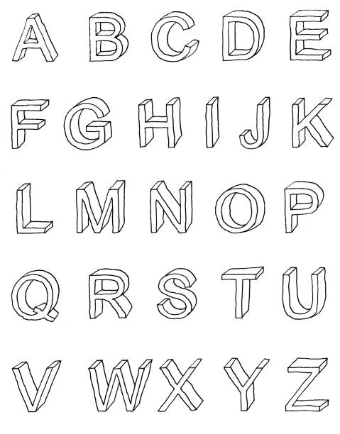 2,500+ Hand Lettering Alphabet Stock Photos, Pictures & Royalty-Free ...