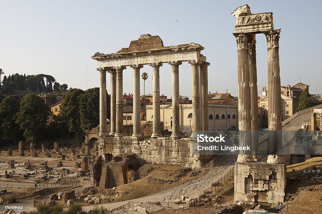 Fórum Romano em roma Itália - Foto de stock de Arcaico royalty-free