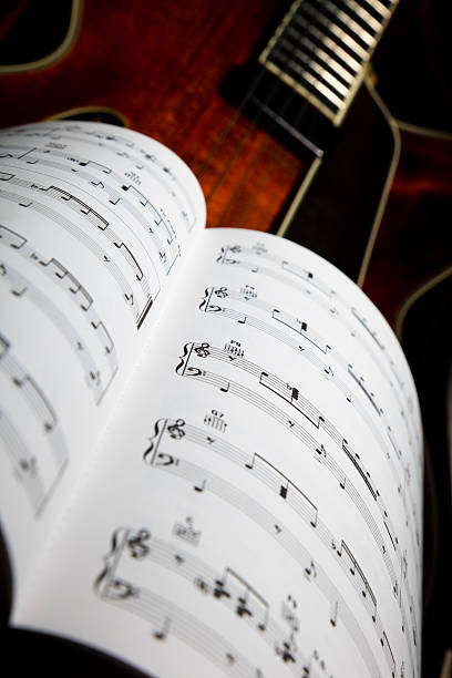 istock Sheet Music and Guitar 176109044