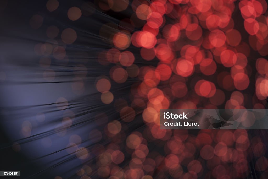 Vermelho desfocado luzes de fundo - Royalty-free Abstrato Foto de stock