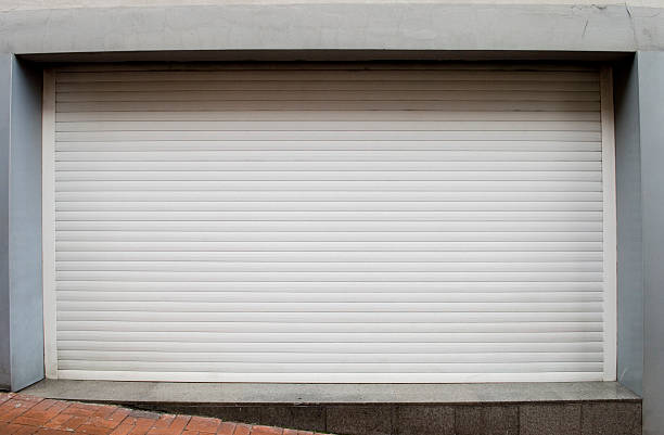 istock Clear shot of a white rolling shutter rolled down 176110931