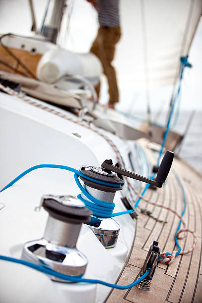 istock Sailing in the wind with sailboat 176111575