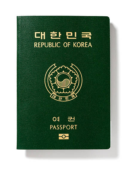 istock Korean Passport isolated on white 176111843