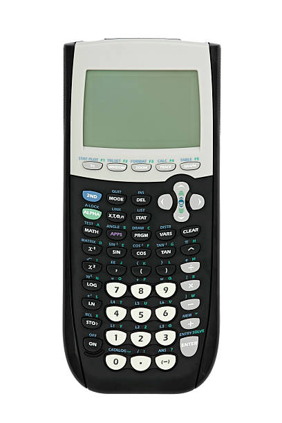 istock New, high-tech scientific calculator with graphic display, isolated on white 176111854