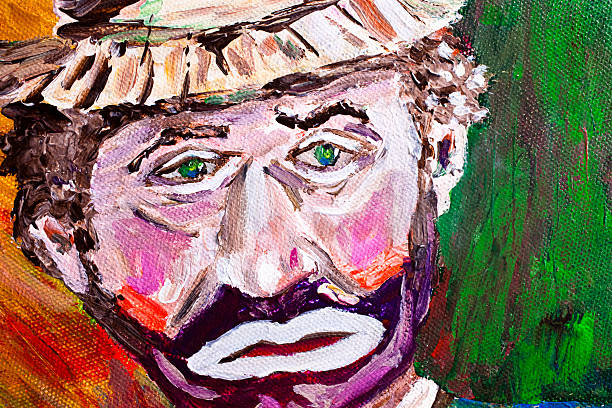 istock Painting of a clown by the photographer 176111867