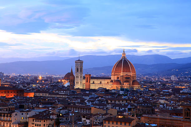 istock Florence Skyline at Dusk, Tuscany, Italy 176111969