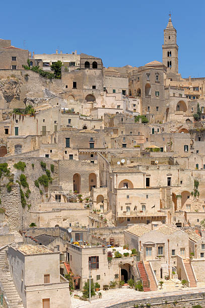 Sassi di Matera in Basilicata, Italy stock photo