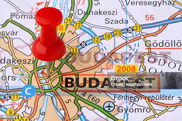 Budapeszt Na Mapie - zdjęcia stockowe i więcej obrazów Bez ludzi - Bez ludzi, Budapeszt, Droga