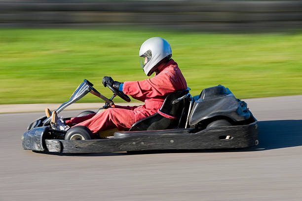 istock Go Cart Racing on Track 176114018