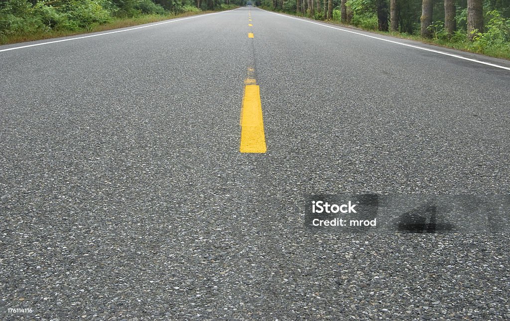 O Open Road - Foto de stock de Amarelo royalty-free