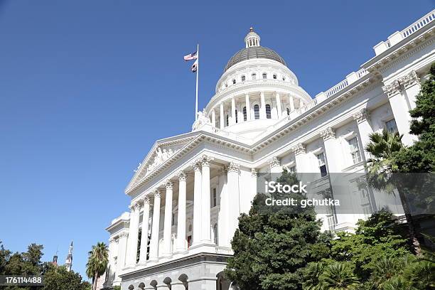 Costruzione Capitale Sacramento - Fotografie stock e altre immagini di California - California, Capitol Building, Sede dell'assemblea legislativa di stato