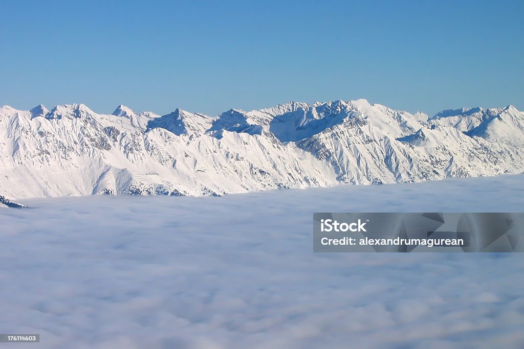 Alpes austríacos - Foto de stock de Cloudscape royalty-free