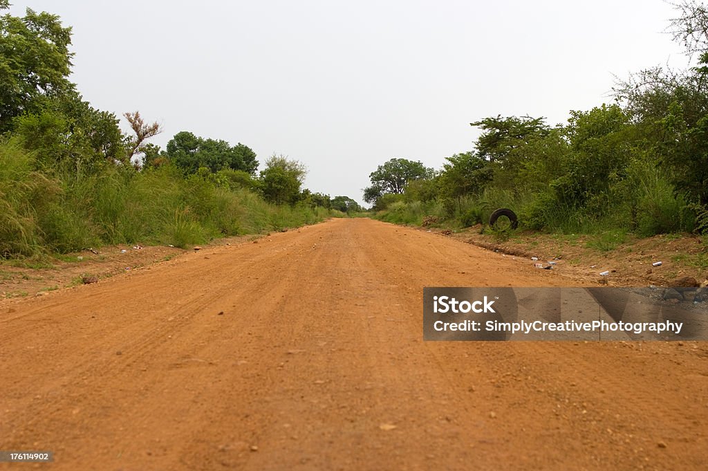 Estrada Rural africano - Foto de stock de Cena Não-urbana royalty-free