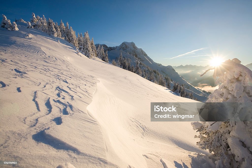 Fundo de Inverno - Royalty-free Alpes Europeus Foto de stock