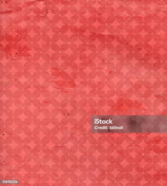 Faded Wallpaper With Pattern Stock Photo - Download Image Now - Old, Star Shape, Victorian Style