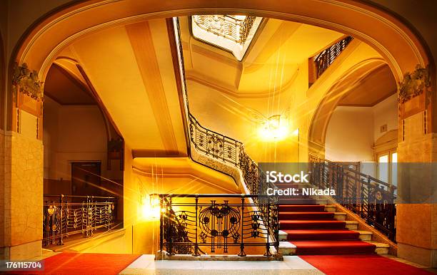 Foto de House Art Nouveau e mais fotos de stock de Escadaria - Escadaria, Hotel, Interior