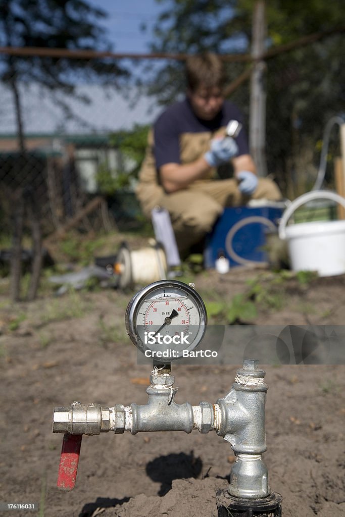 てサンプルを土と groundwater 、環境となります。 - 1人のロイヤリティフリーストックフォト