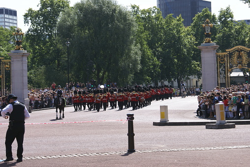 Buckingham Palace band Honor Guard, United Kingdom, August 19 2009