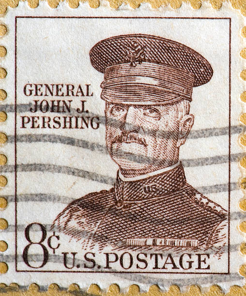 istock USA General John J. Pershing postage stamp 176116442
