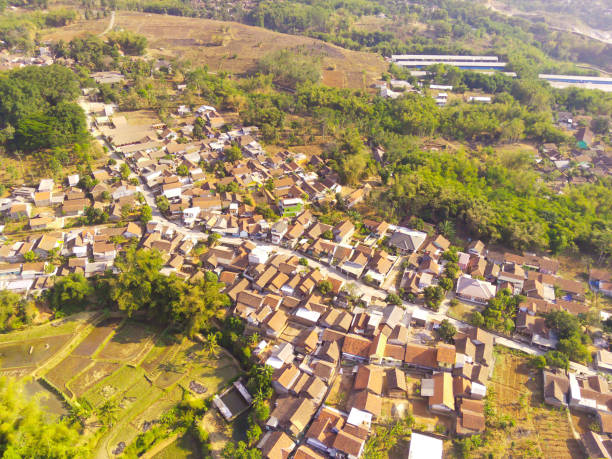 istock Aerial View of Dense Populated District 1761174688